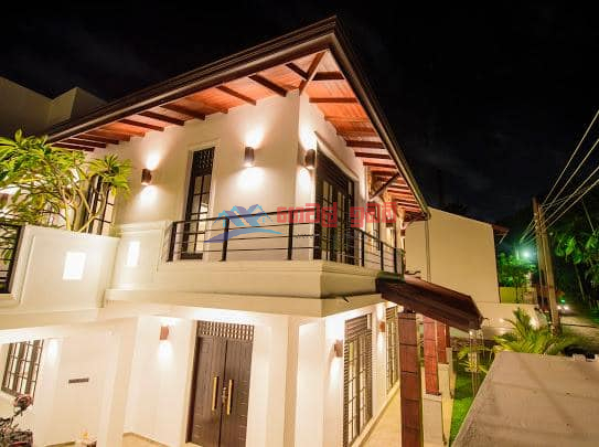 A luxury two storey modern style house for sale in Battaramulla.